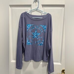 CONVERSE Long Sleeved Sweatshirt SIZE MEDIUM Girls Pre Loved DAMAGE SEE PHOTOS